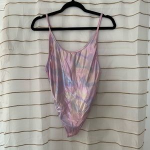 3/$15💛 Colorful Holographic bodysuit